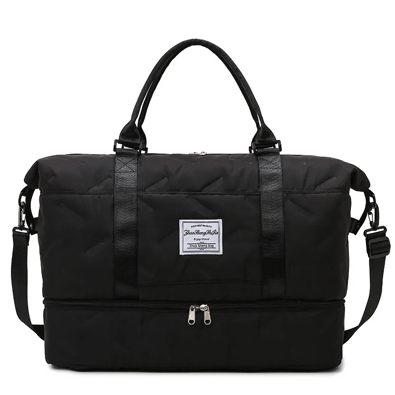 Short Distance Women Travel Bags Dry Wet Separation SportS Handbag, Yoga Fitness Bag, Large CapaCity Shoe Compartment