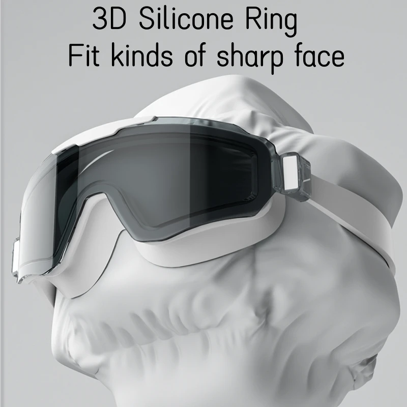 Swimming Goggles Big Frame UV Protection Waterproof HD Vision Adults For Men and Women