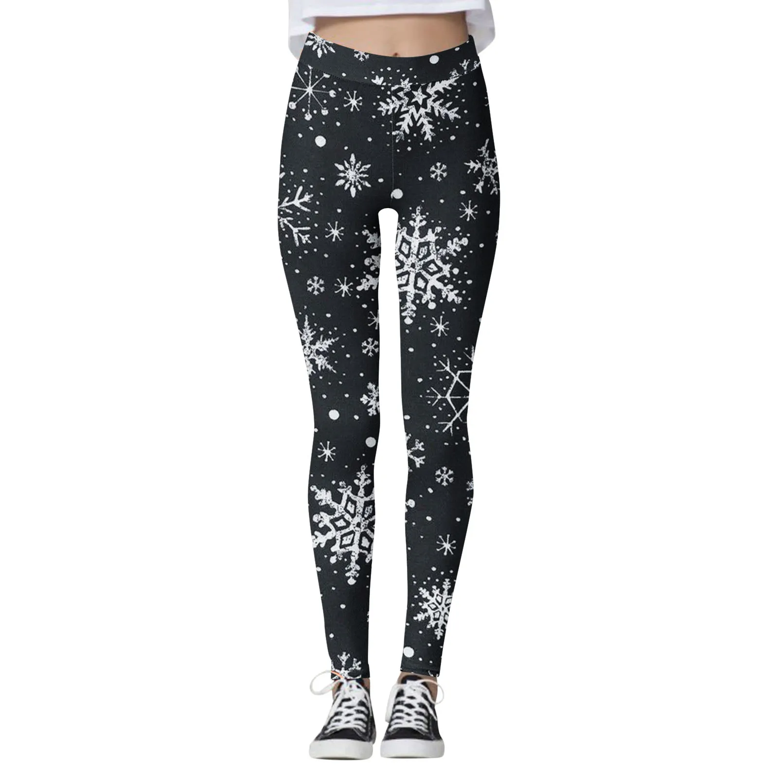 

Women Legging Christmas High Waist Printed Pants Yoga Running Gym Sporty Leggings Winter Leggins Pantalones De Mujer Navidad
