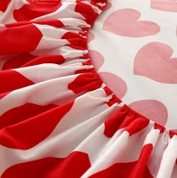 1PC Printed Fitted Sheet Mattress Cover Four Corners With Elastic Band Bed Sheet Bedroom Bedcover (Need Order Pillowcases) 5