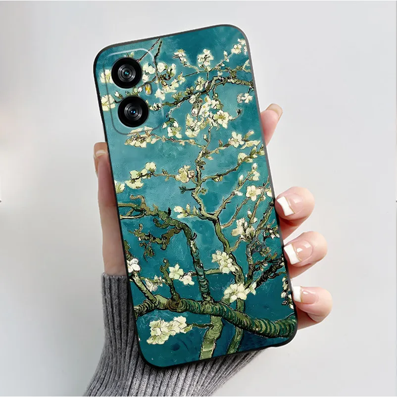 Elegant Butterfly Flower Black Soft Silicone Phone Case - Premium Back Cover