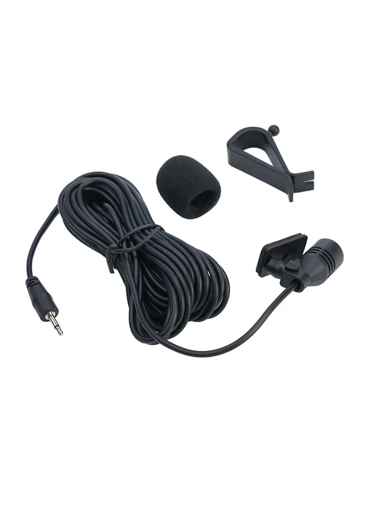 Microphone Audio Car Connector External Low impedance U-type fixing clamp 2.5mm For Radio GPS 5m