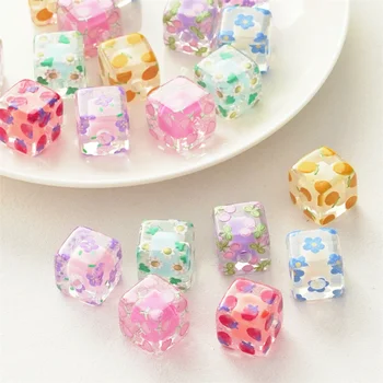 Flower Square Bead 1