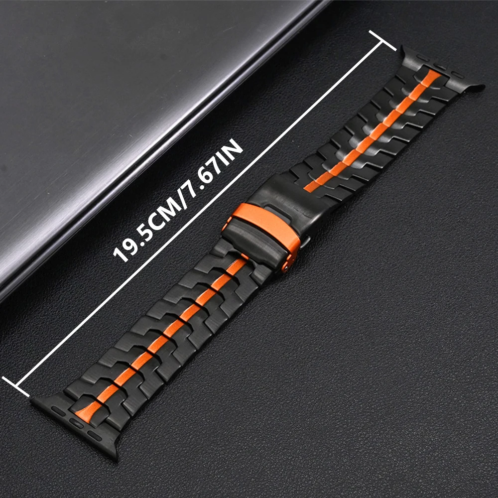 Premium Titanium Metal Watch Strap - Elegant & Durable Bracelet