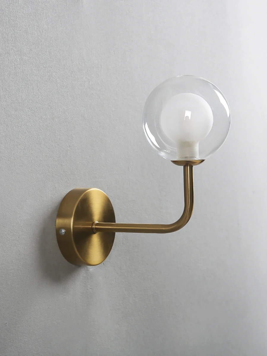 NordicLuxe Glass Wall Lamp
