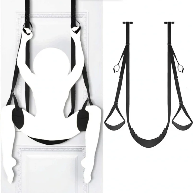 BDSM Door Swing Adjustable SM Games Bondage Swing Spreader Open Legs Women Adult Sex Toys for Couple Sex Flirting