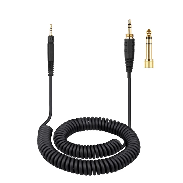 Cable Audio Auxiliar 3,5mm a 6,35mm Negro de 1.2m // USSJ539