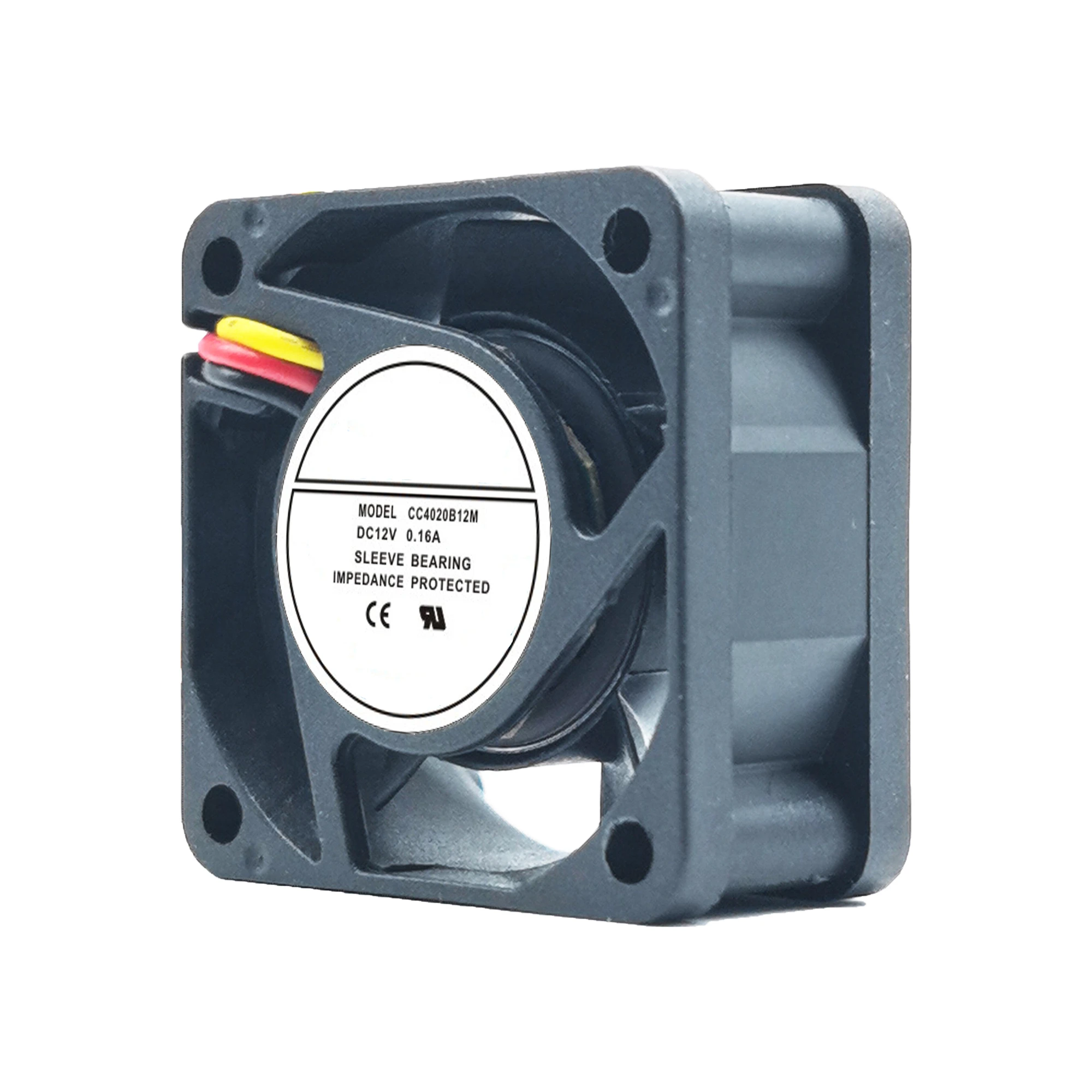 Cooling Fan CC4020B12M DC12V 0.16A 4cm 4020 40x20x20mm 3-Wire