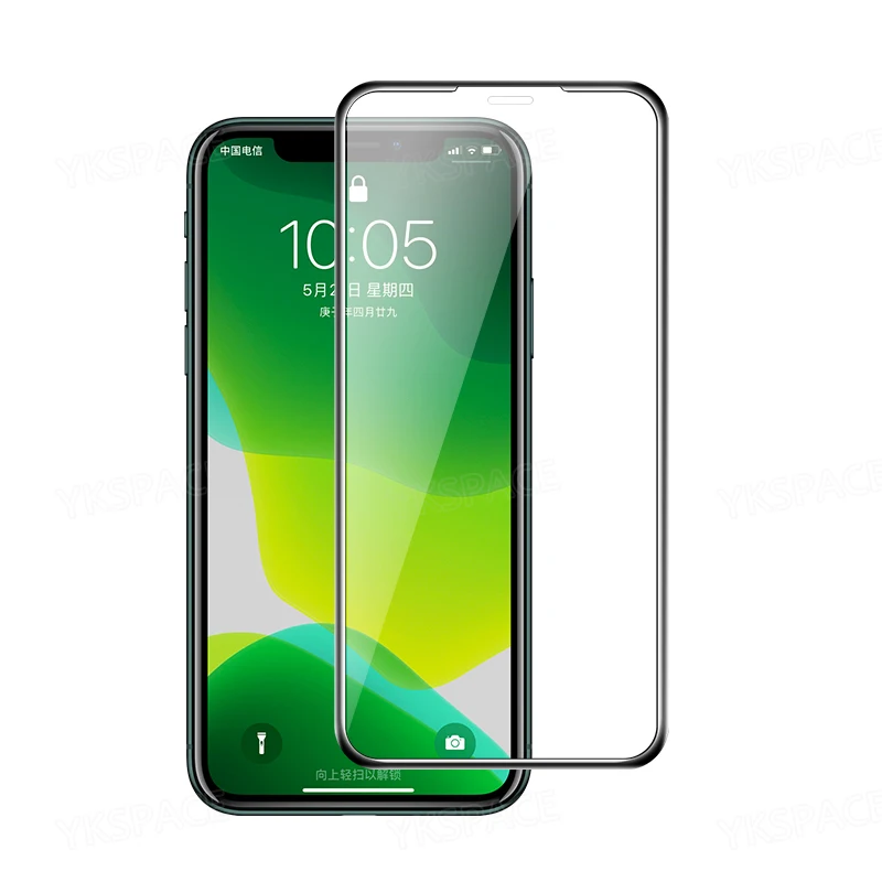 2 Stück 3D Airbag Edge Bumper Panzerglas für iPhone 18 17 17e 16e 16 15 14 Plus 13 12 Mini 11 Pro X XR XS MAX Displayschutzfolie – Detail 1