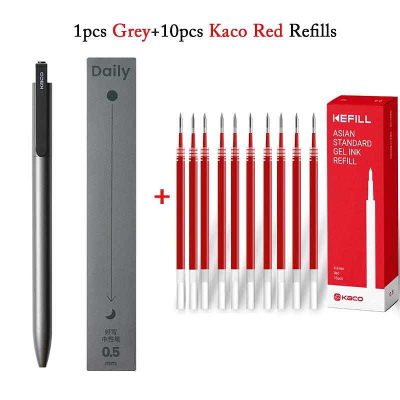 1Grey 10Kaco Red