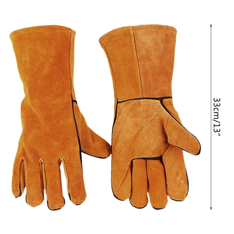 Welding Gloves Pot Holders for Oven, Grill, BBQ, Furnace, Stove, Fireplace 6