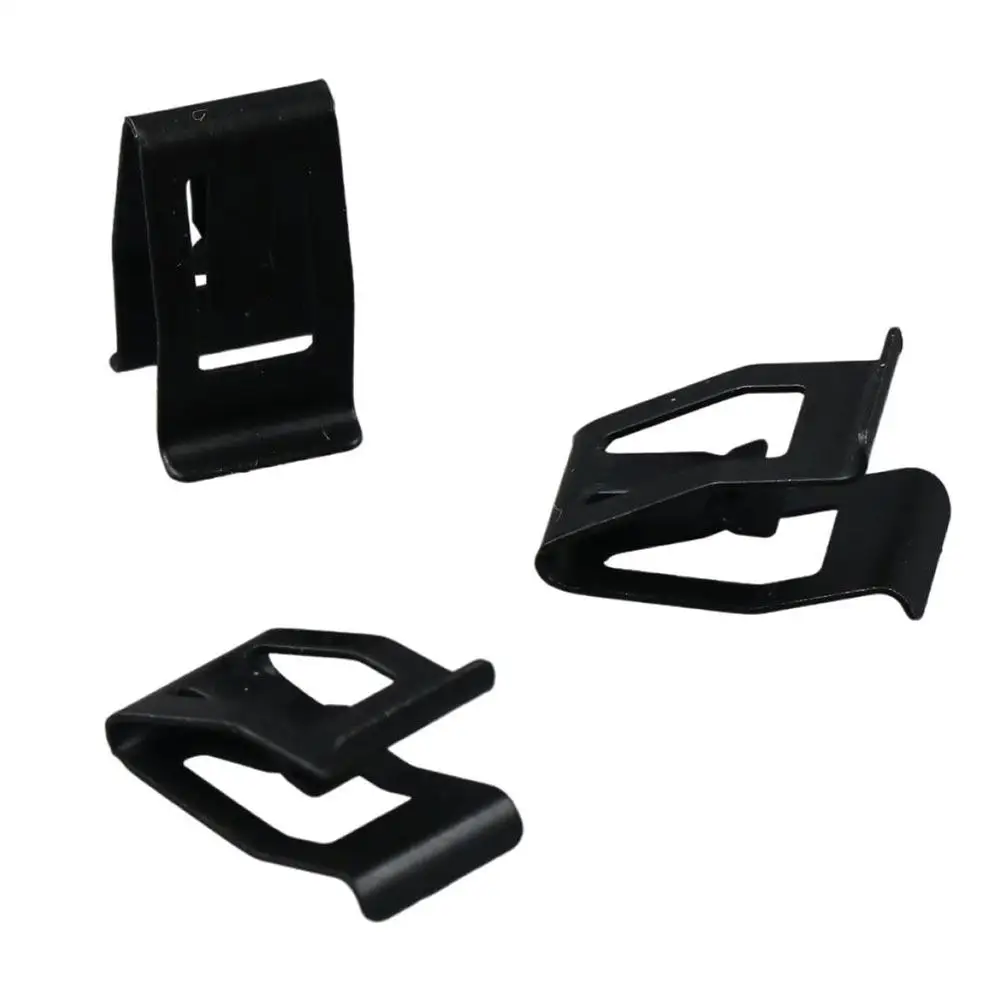 Trim Plate Black Rivet Car Fasteners Metal Clip Dashboard Rivet Front Console Retainer Dashboard Fastener Auto Fastener Clip 5