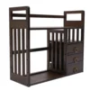 3 Tiers Tabletop Storage Container with 3 Drawers for Office Easy to Assemble 4