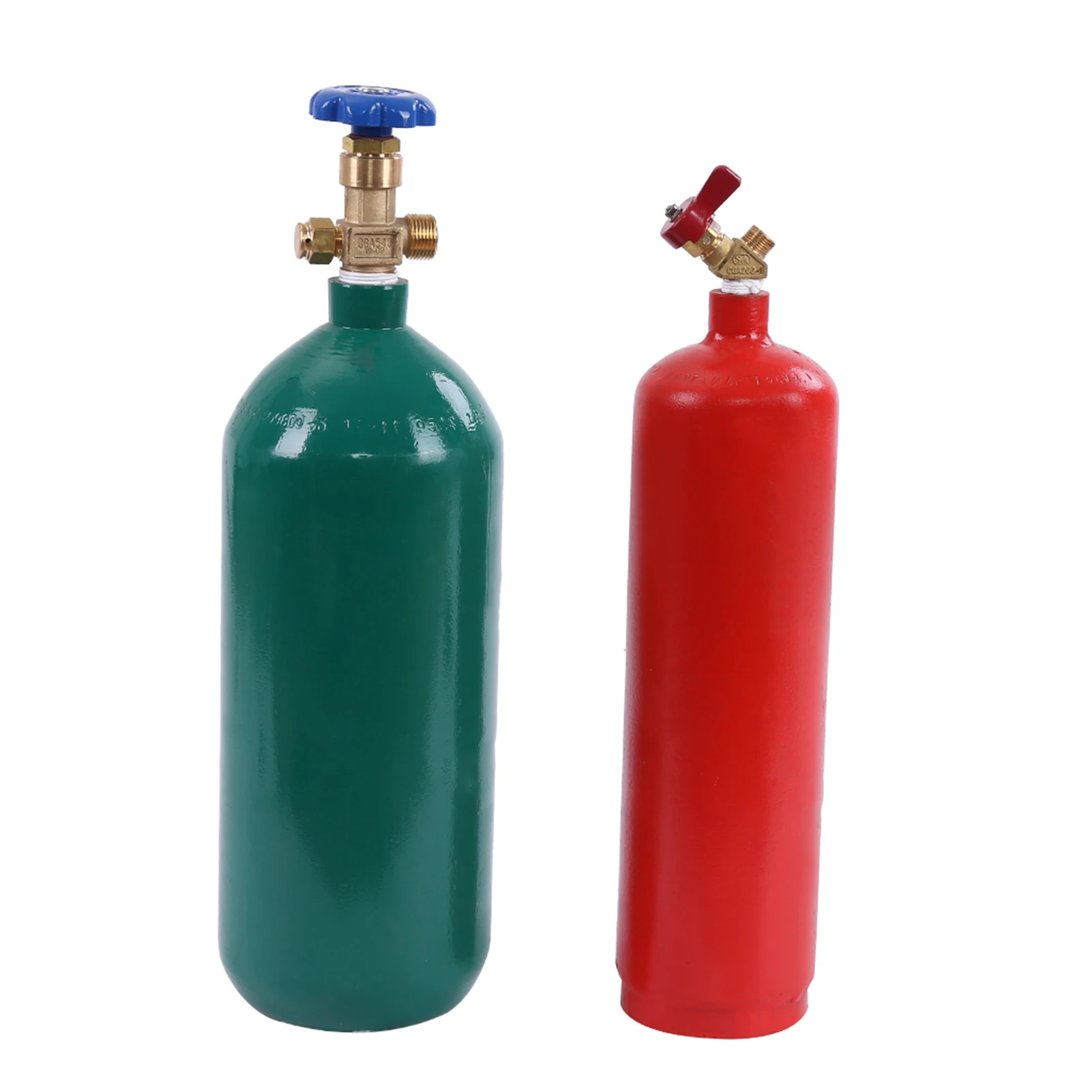4L oxygen cylinder (empty) tube brass nozzle torch kit with pressure gauge oxygen acetylene brass nozzle welding torch kit equip 4