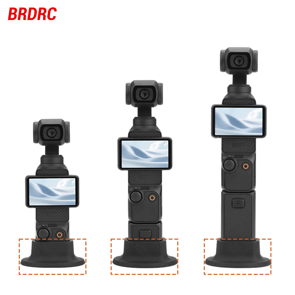 BRDRC Base Di Supporto Per DJI Osmo Pocket 3 – Staffa Da Tavolo Antiscivolo Con Ricarica Integrata