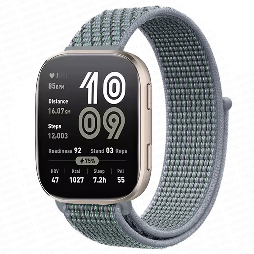 Nylon Loop Watchband Bracelet - 22mm Strap Replacement