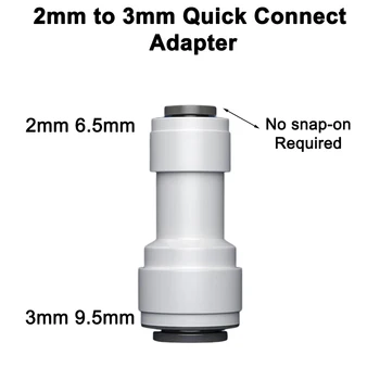 For Reverse Osmosis Systems Water Filter Fitting For Commercial Beverage Dispensing White Tool-free Connection