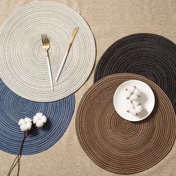Braided Round Placemat Set 6