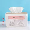 Tissue Dispenser Spring Support Automatic Lifting Spring Loaded Tissue Holder Easy Pick Up Tissue Container Suit for 90% Box 5