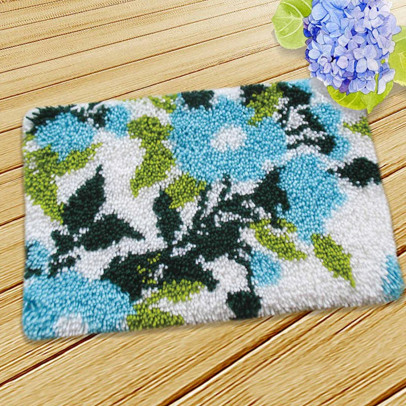 3DLatch Hook Kit Knot Carpet Package Set For Needlework Cat Animal Pattern Latch Hook Kit Cushion Carpet Knooppakket Kussen DIY