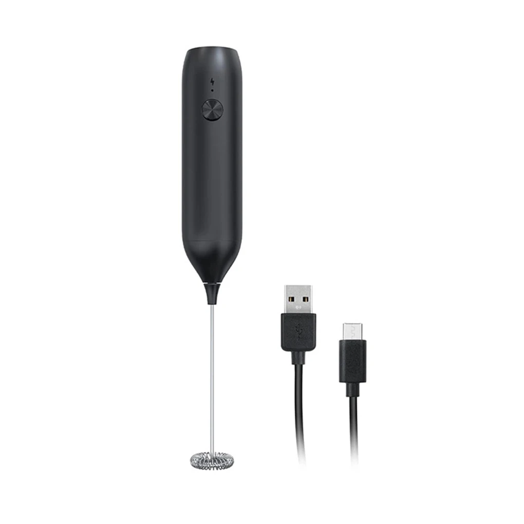 

Electric Milk Frother Kitchen Egg Tools USB Drink Mixer Beater for