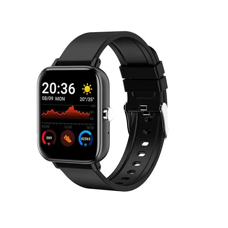 

Smart Watch P8 Bluetooth Calling Heart Rate Blood Pressure Color Screen Sports Smart Watch 1.69 Screen Wearable Electronic Watch