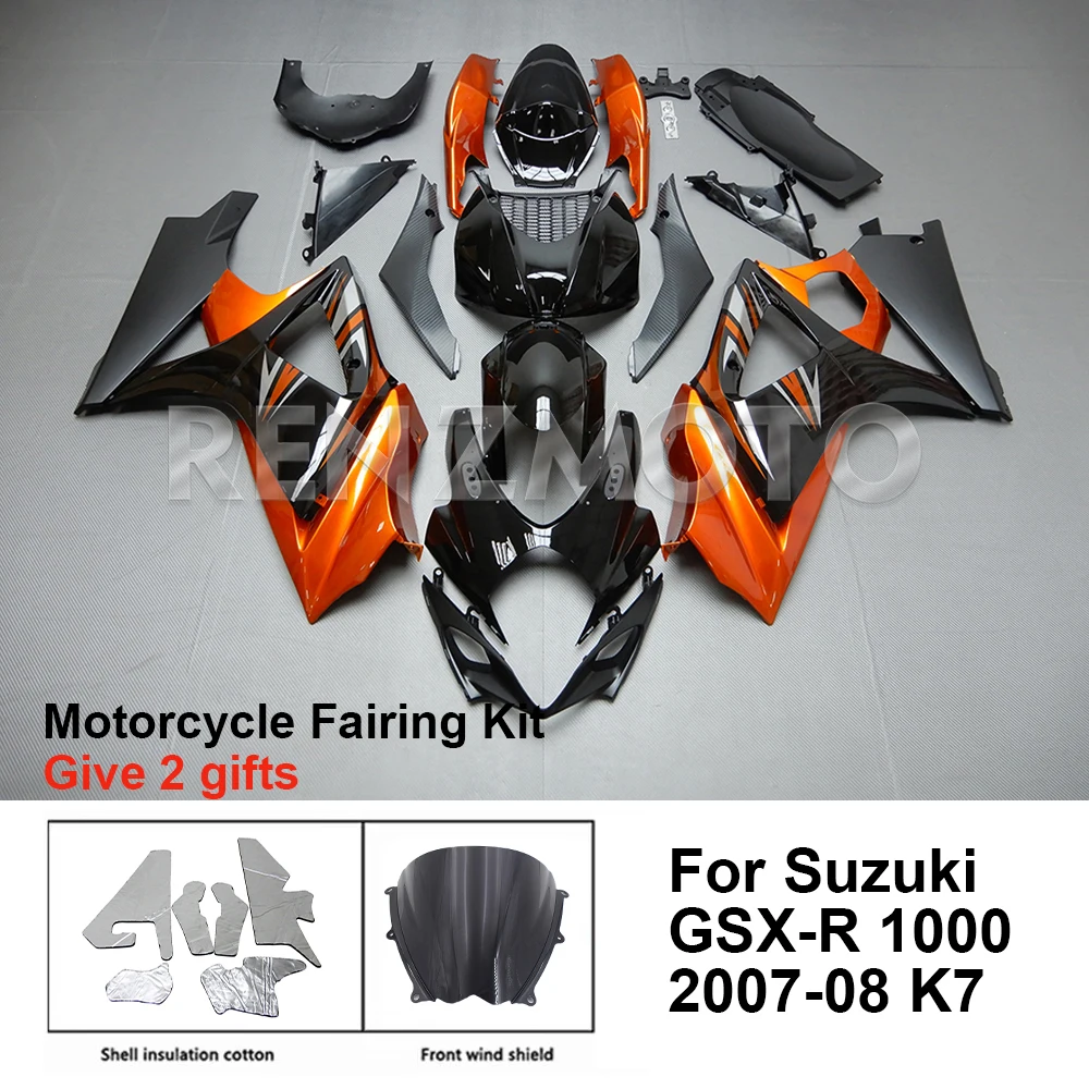 

Motorcycle Fairing Set Body Kit Plastic For Suzuki GSXR GSX-R 1000 2007-08 K7 Accessories Injection Bodywork S1007-111a