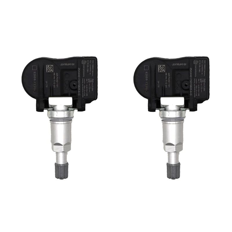 

Датчик давления в шинах 2X 52933-F2000 433 МГц, фотодатчик для Hyundai I30 Genesis Kia Niro Optima Sportage