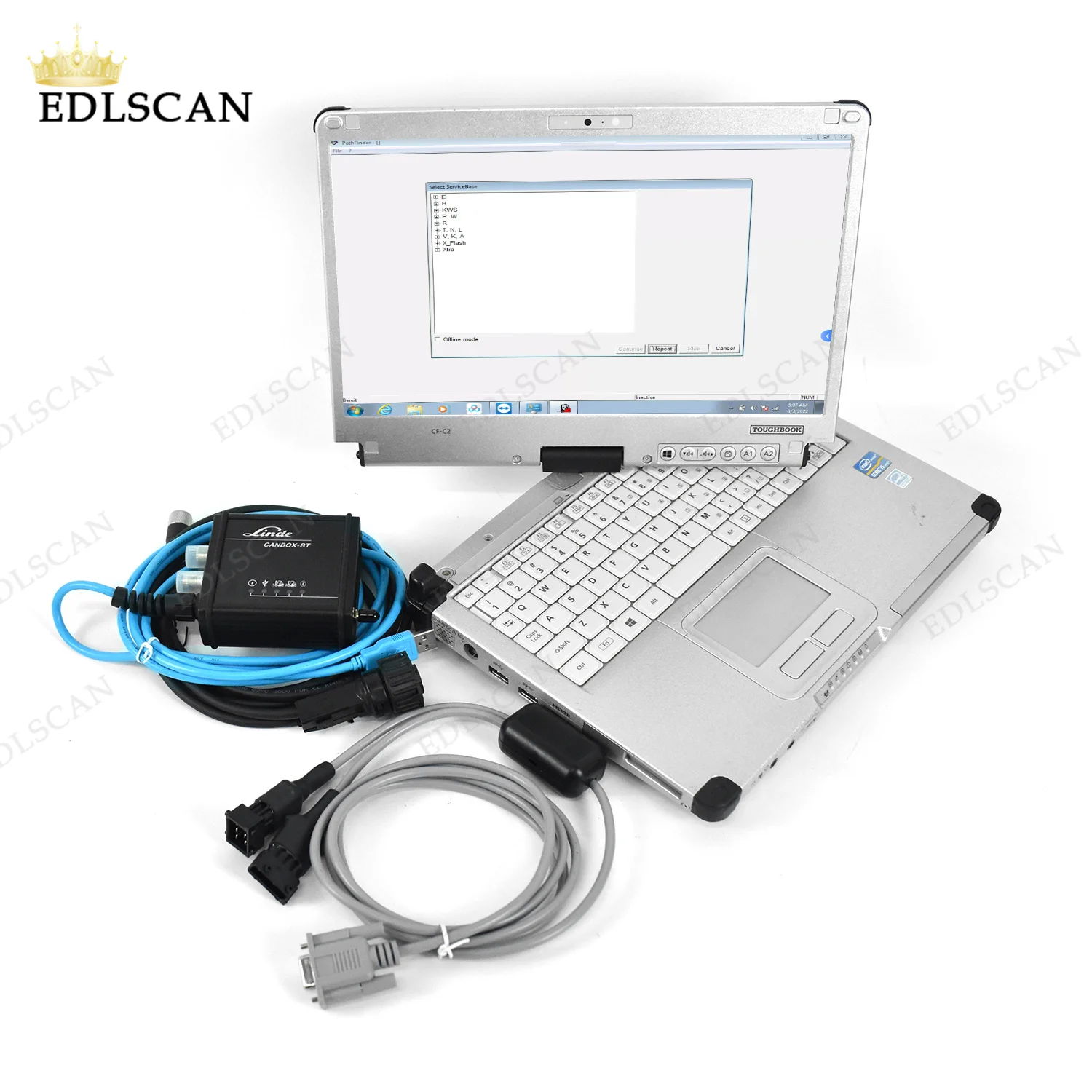 Фото Для вилочного погрузчика Linde BT CanBox 3903605141 Pathfinder LSG LINDE и CFC2 ноутбук Linde CanBox BT USB диагностический инструмент №1