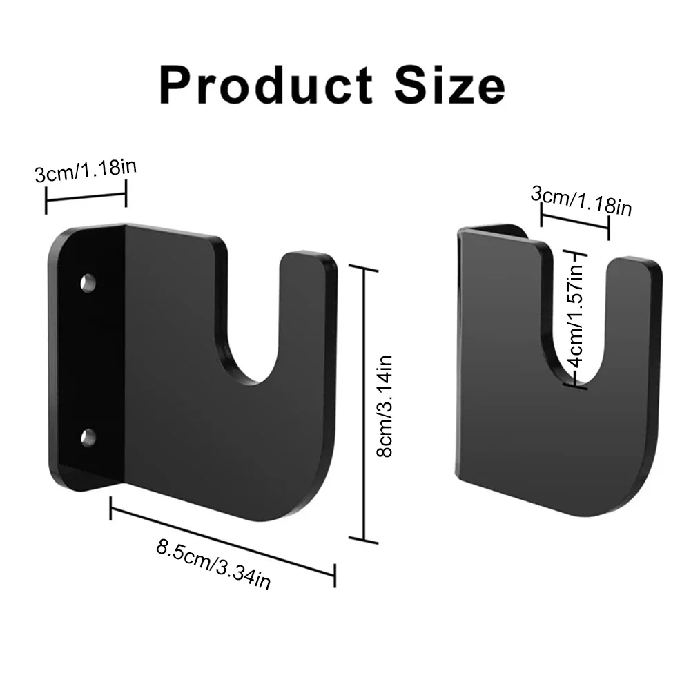 Skateboard Wall Mount Acrylic Skate Board Wall Holder Display Rack Indoor Floating Skateboard Storage Holder Stand 1 Pairs