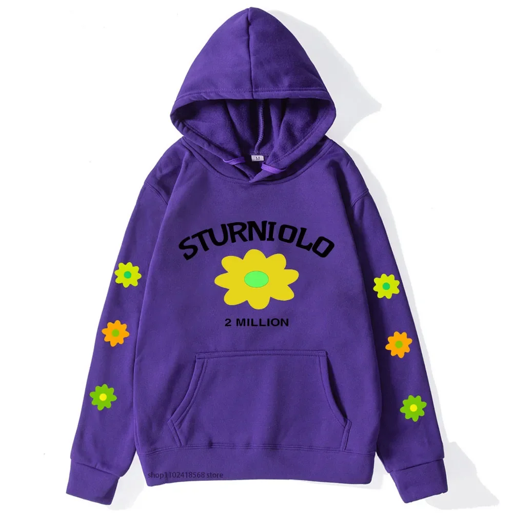 Sturniolo Triplets Let's Trip Hoodie Flowers Printing Pullovers Men Cartoon Graphic Sweatshirts Streetwear Women Harajuku Casual