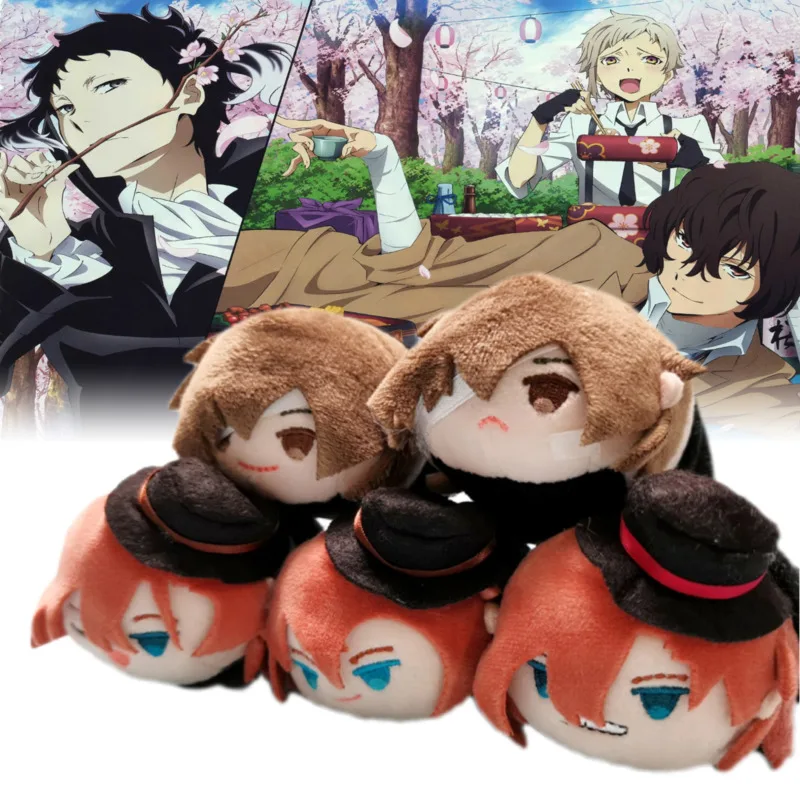 

Anime Bungou Stray Dogs Plush Doll Nakahara Chuuya Osamu Plush Pendant Cartoon Role Plush Doll Soft Stuffed Doll Gift For Fan