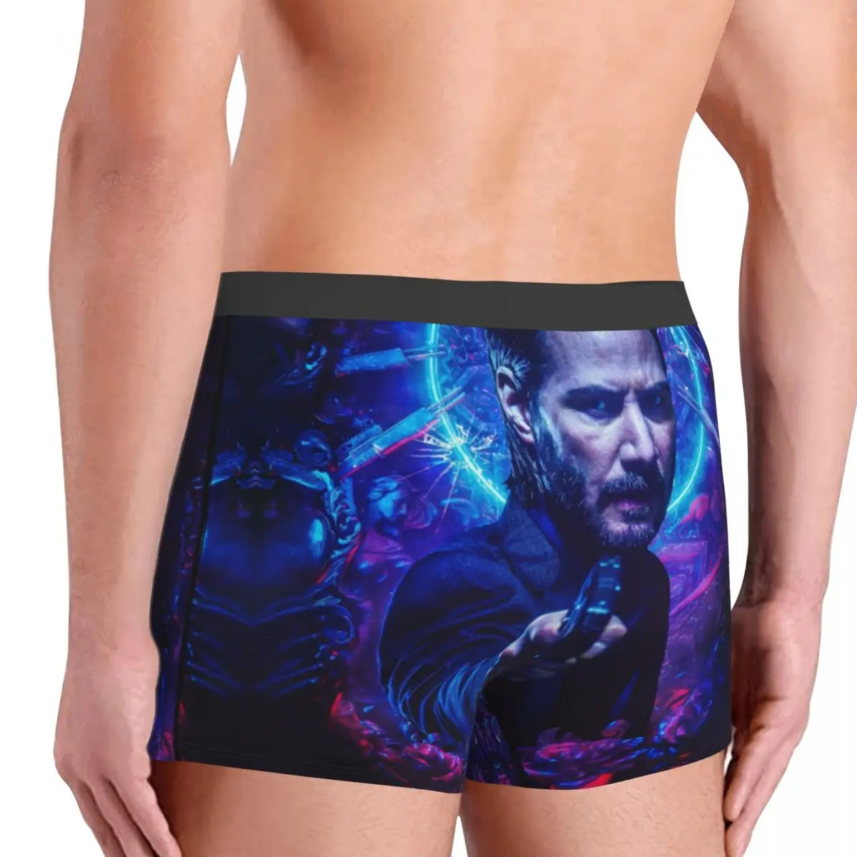 Male Cool Keanu Reeves Underwear John Wick Boxer Briefs Soft Shorts Panties Underpants 4