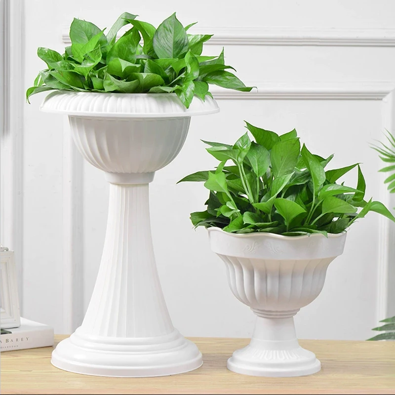 1 قطعة الحديثة الشمال نمط كبير تموج الماء البلاستيك زهرية موجة اناء للزهور ترتيب غرفة المعيشة المنزلي سطح المكتب زينة زخرفية