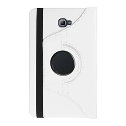 Universal 360 Rotating Stand Tablet Cover with Enhanced Protection - Tab A 10.1 T510 T515 (White)
