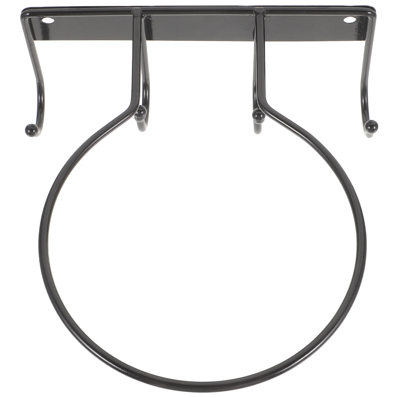 

1 Set of Wall-mounted Basketball Display Shelf Metal Soccer Stand Multi-purpose Balls Holder Balls Shelf