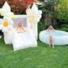 White Bounce Houses Children's Castles Inflatable Halloween Outdoor Decorations Inflatable Mini Jumping Castle Party Carnival 3