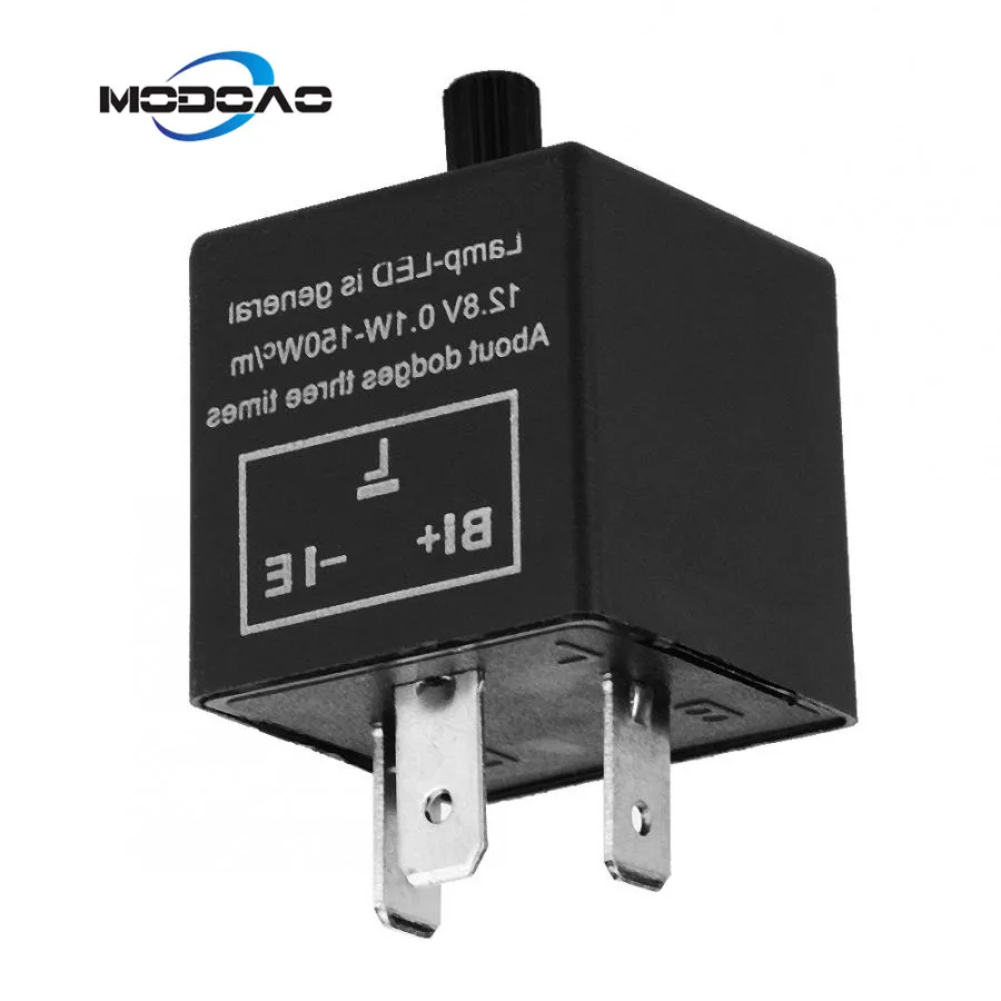 3pins Car Motorcycle LED Flasher Relay 12V Universal Electronic