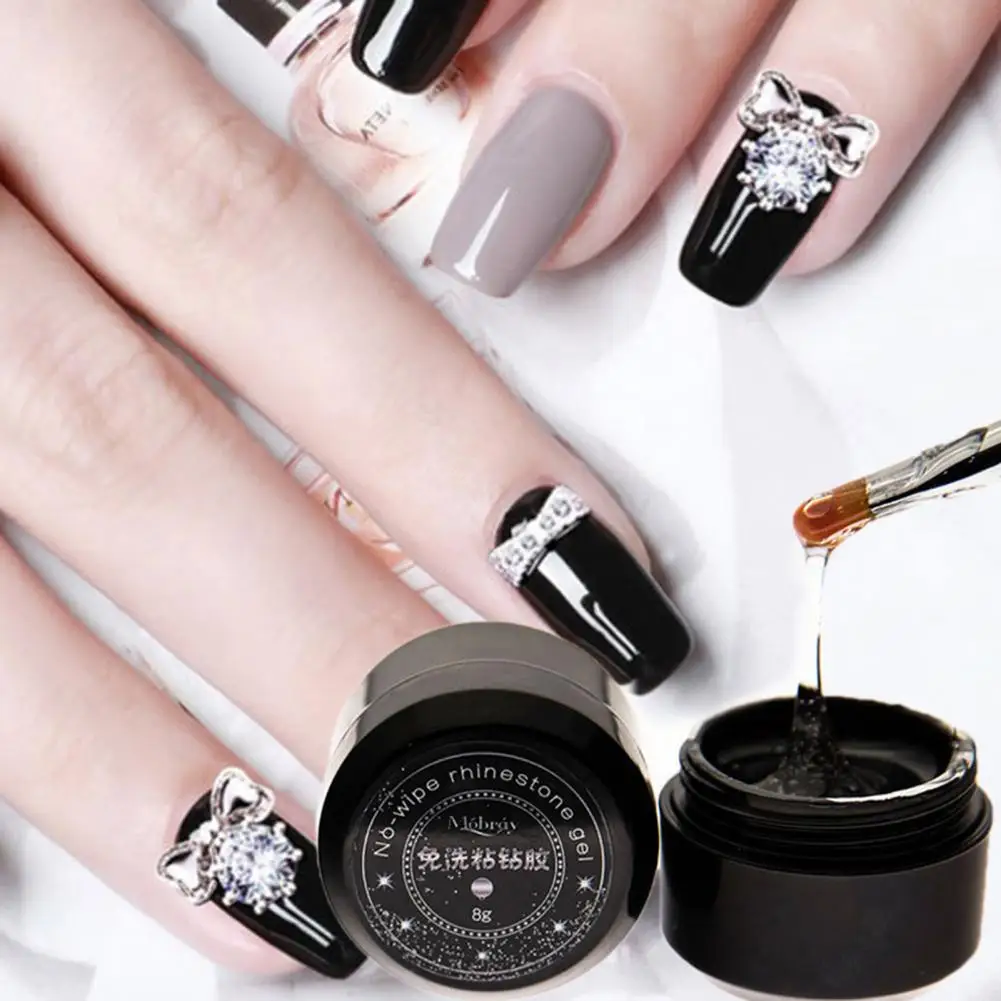 Nail Liquid Glue Great DIY Nail Art Adhesive Rhinestones Jewelry Glue Safe Ingredients Labor-saving Jewelry Adhesive