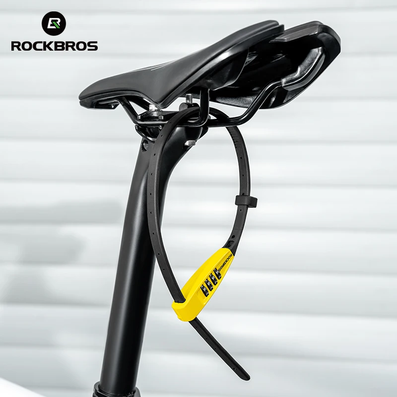 ROCKBROS DL1006 Bicycle Lock Electric Vehicle Anti-Theft Motorcycle Helmet Lock Mountain Road Vehicle Password Lock Strap Lock - Image 2