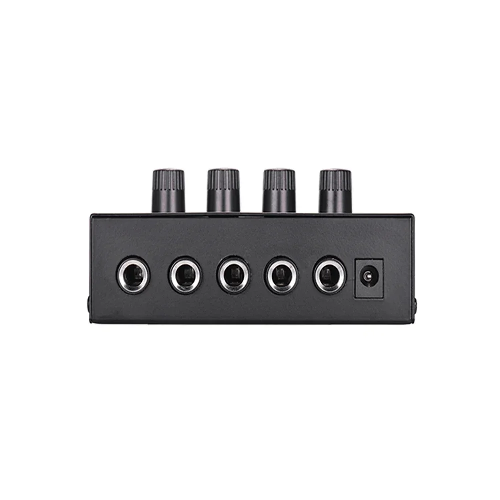 Ultra-compact Low Noise 4 Channels Sound Mixer with Power Adapter High Quality Line Mono Audio Mixer MX400