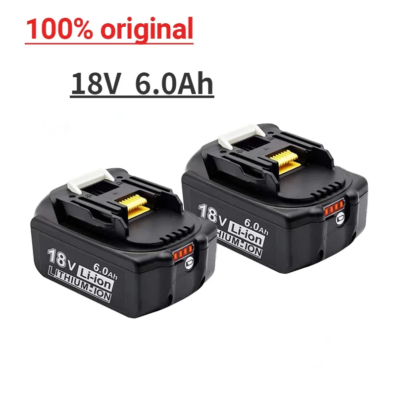 

Makita 18V 6.0Ah Batterie BL1850 BL1860 BL1860 1840 LXT Lithium‑Ion Pour Outils Électriques BL1840B BL1830 194205-3 LXT-400