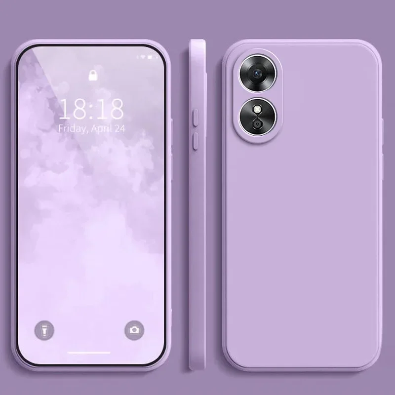 Ultra-Thin Matte Silicone Phone Case - Solid Color TPU Back Cover