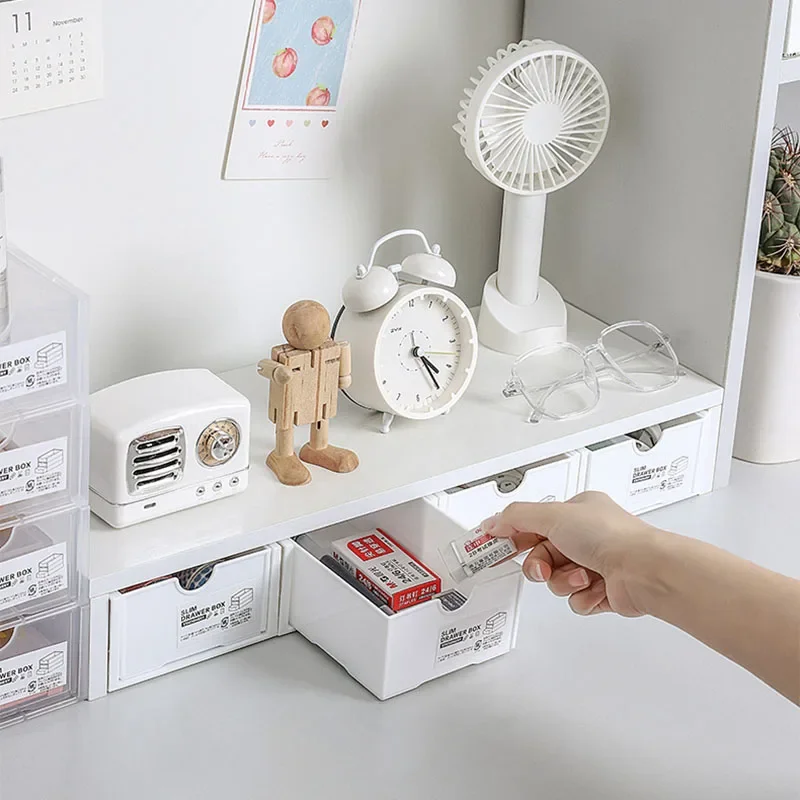 INS-Office-Computer-Booster-Shelf-Student-Desktop-Storage-Box-Drawer ...