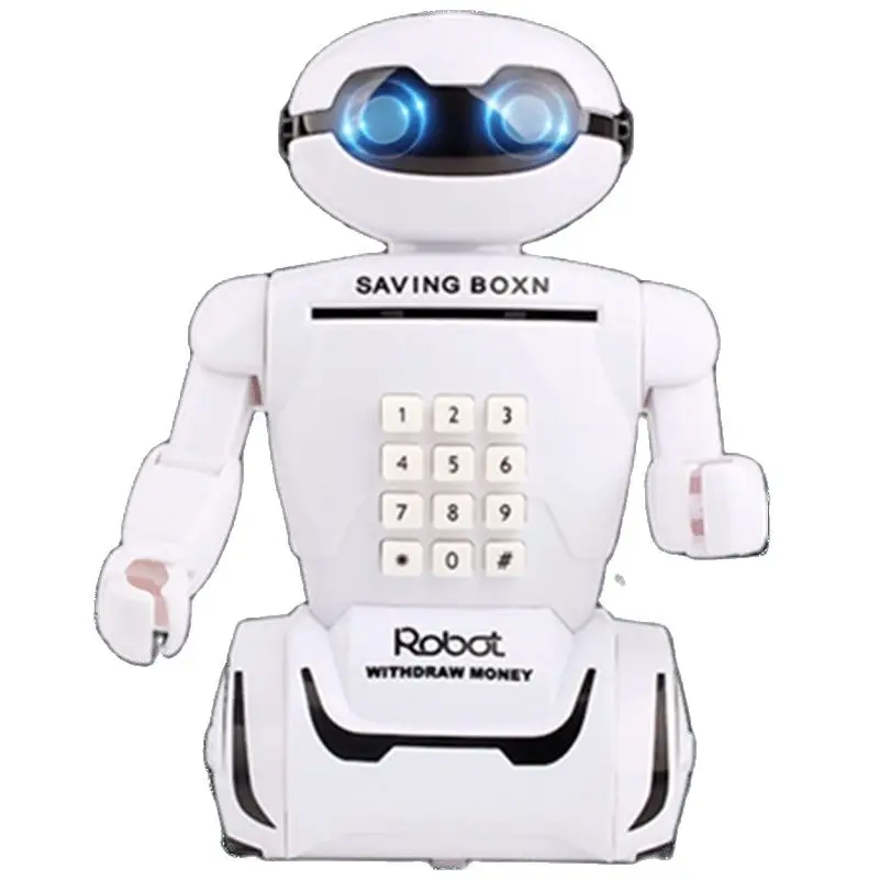 Children Toy Alcancia Creative Electronic Savings Toy Safe Robot Music Saving Cash Money Box Desk Lamp