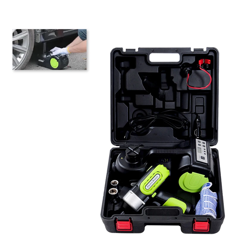 Nthpower 3 In 1 5t Electric Hydraulic Car Jack Kit With Impact Wrench