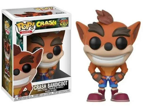 thumbnail image 5 of FUNKO Crash Bandicoot 273# Muñeca gris Edición limitada Modelo Adorno Figuras de acción de vinilo Colección de muñecos Modelos Juguetes, 5 of 5