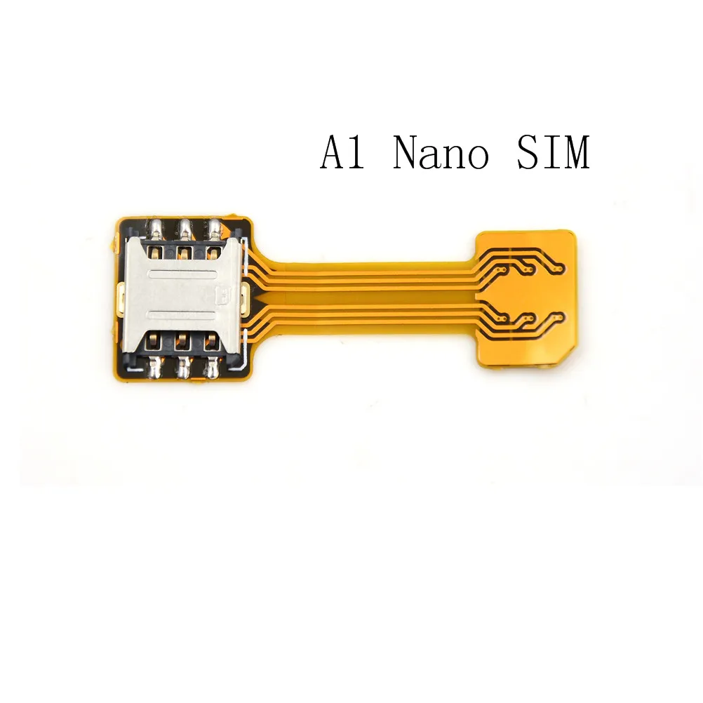 Hybrid Dual Sim Card and Micro SD Extension Adapter