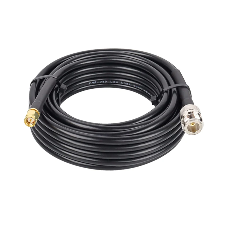 1Pcs RG58 N 여성 플러그-SMA 남성 플러그 안테나 커넥터 RF 동축 점퍼 피그테일 케이블(라디오 안테나 WIFI 라우터용)