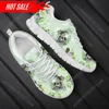 Spring Leisure Sneakers for Ladies Sugar Skull Pattern Gothic Flats Lace Up Shoes Comfort Air Mesh Footwear Zapatos 2